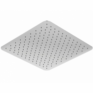 Platte vierkante design regendouche met Easy-Clean-systeem 400 x 400 x 2 mm